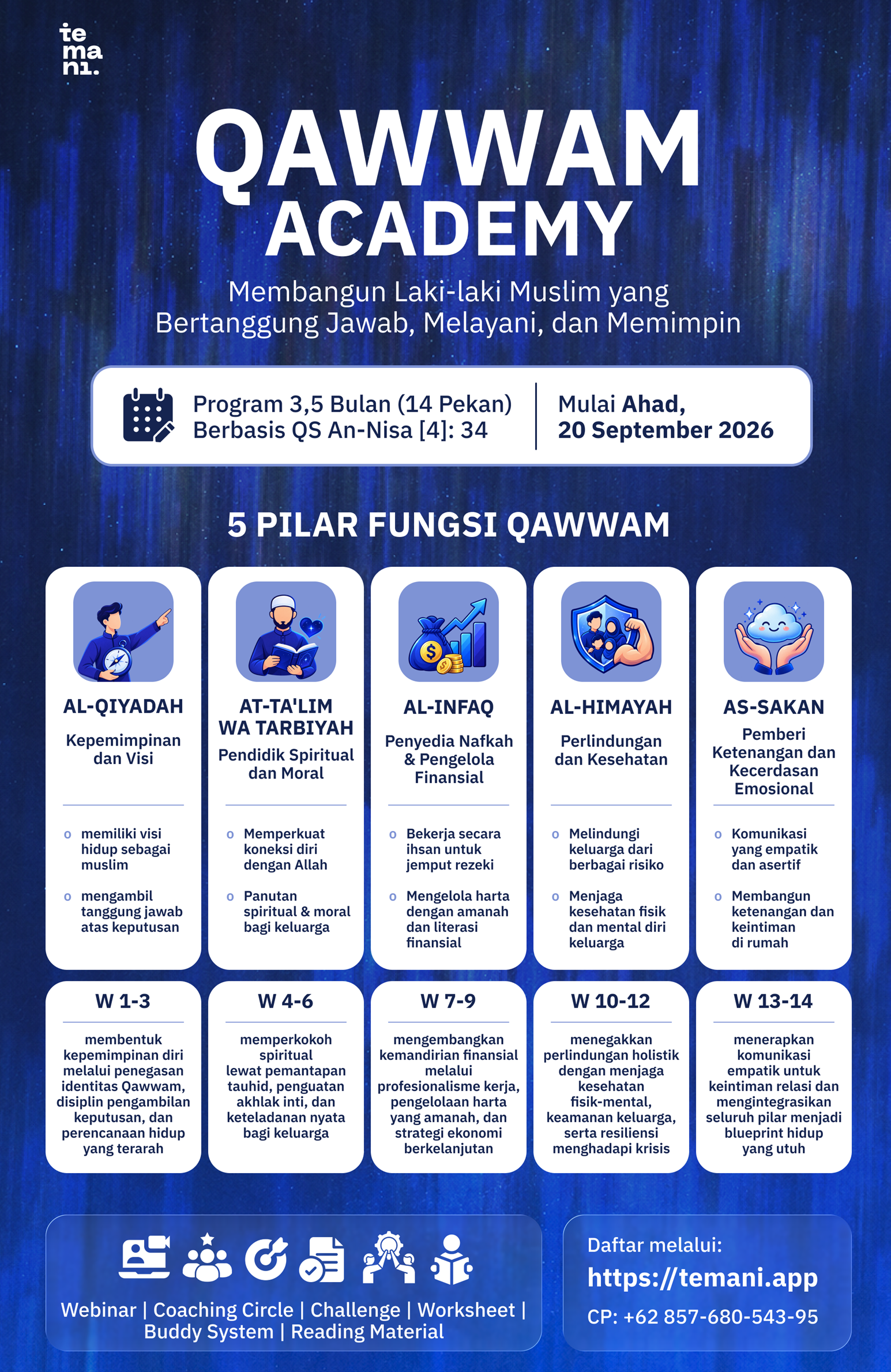 Poster Qawwam Academy